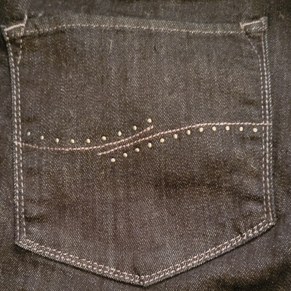 Lee Modern Series Curvy Fit Bootcut jeans size 18 short NEW NWT dark wash - Picture 6 of 6